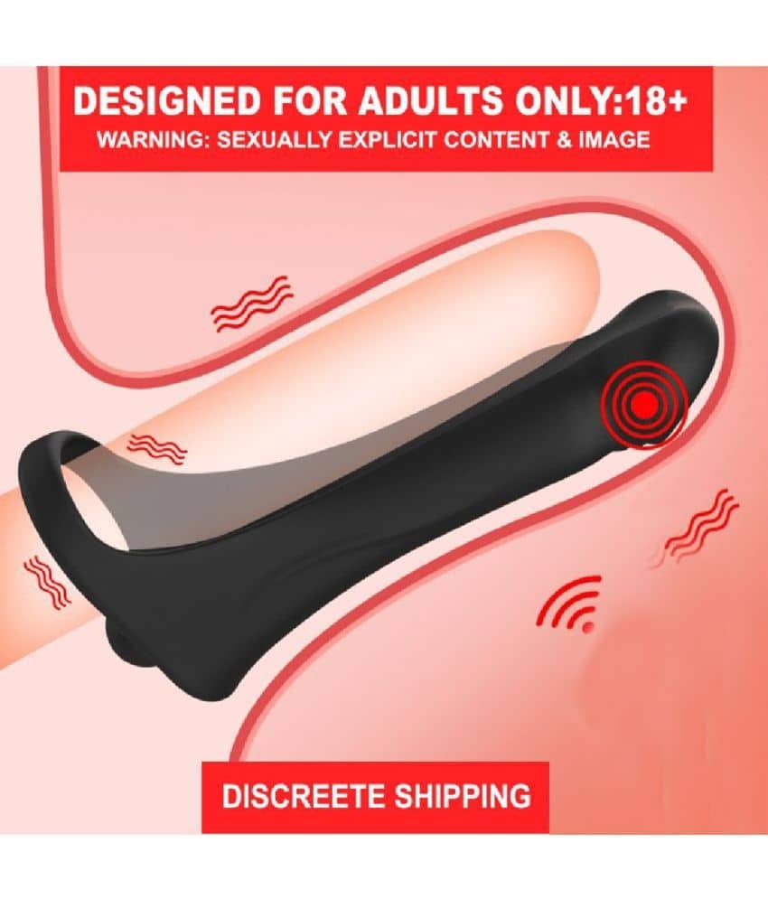 Kamahouse Premium Quality Double Penetration Vibrating Butt Plug and Cock Rings Dong for Couples