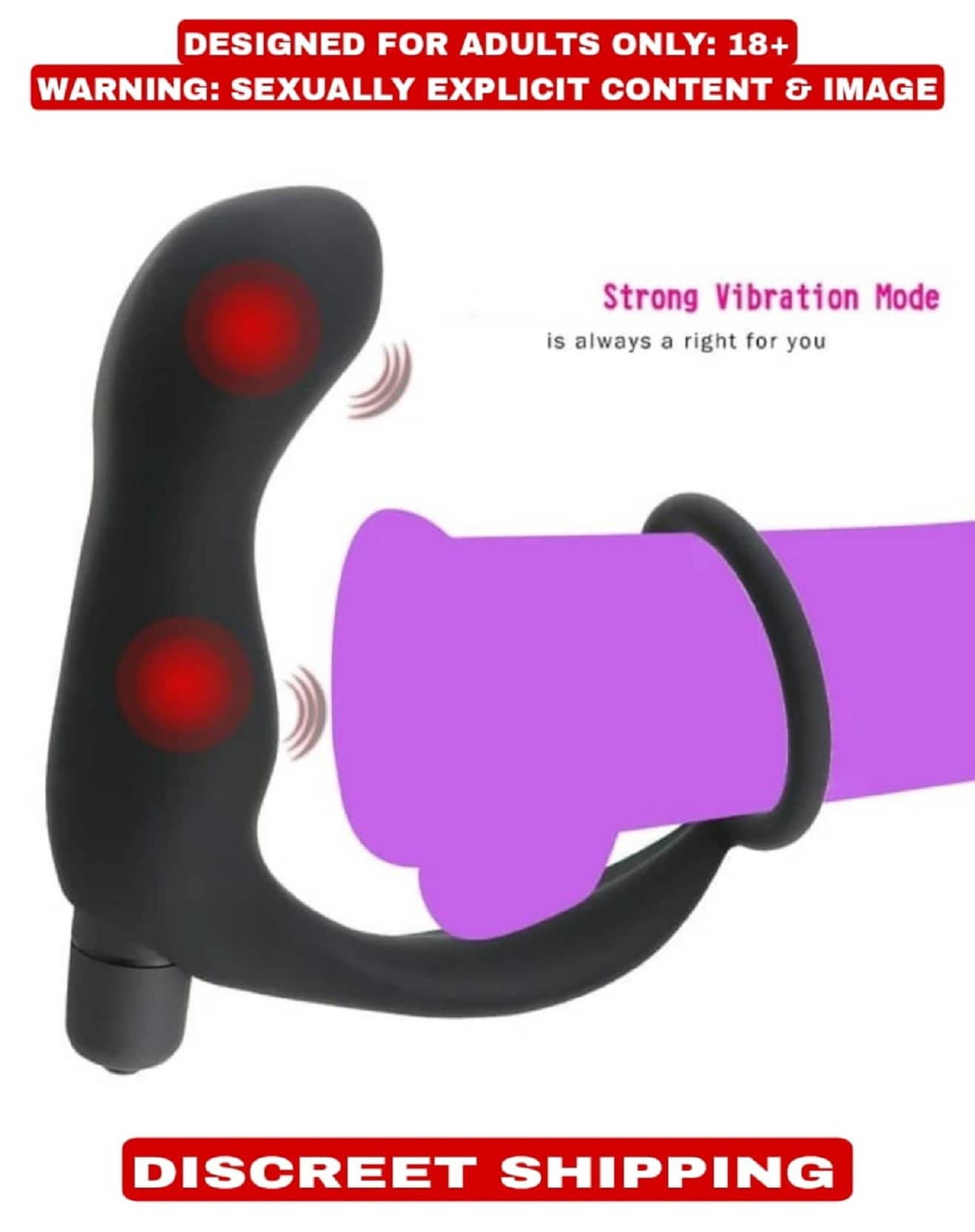 Kamahouse Premium Quality Silicone Stimulate Prostate Massager and Anal Vibrator For Men And Women