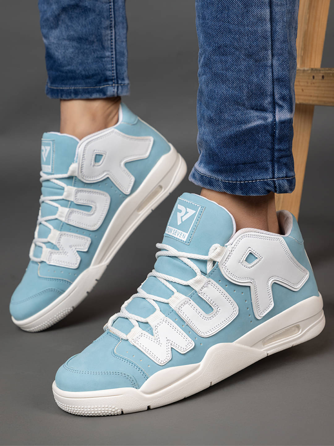     			RUN SEVEN RUN1075-Sky Light Blue Men's Sneakers