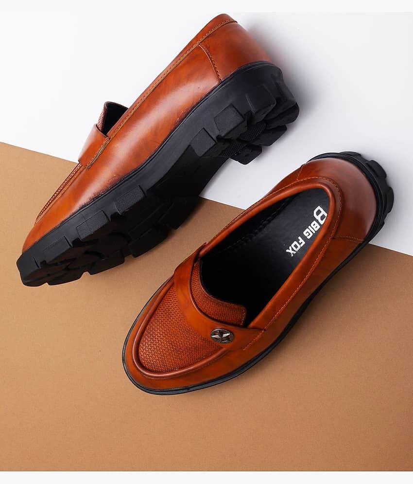 bigfox - Tan Men's Slip on - Formal Shoes | Buy online on ZillyBuy