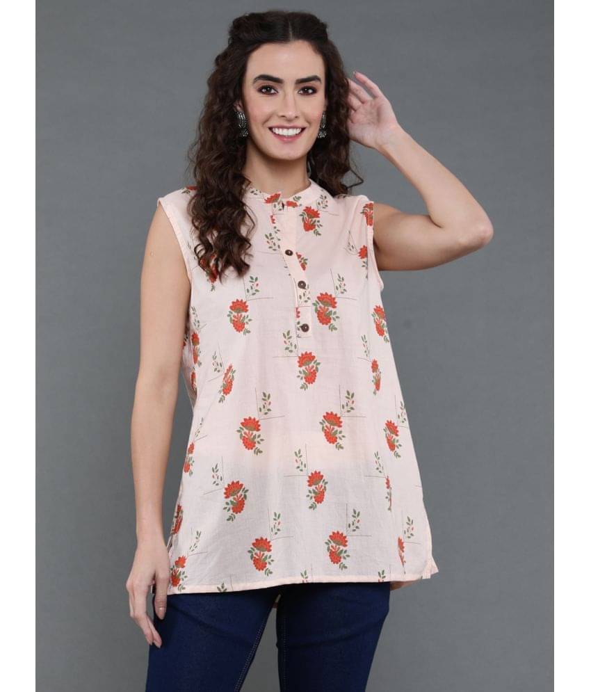 Antaran Women's Cotton Regular Top ( Peach ) Antaran Women's Cotton Regular Top ( Peach )
