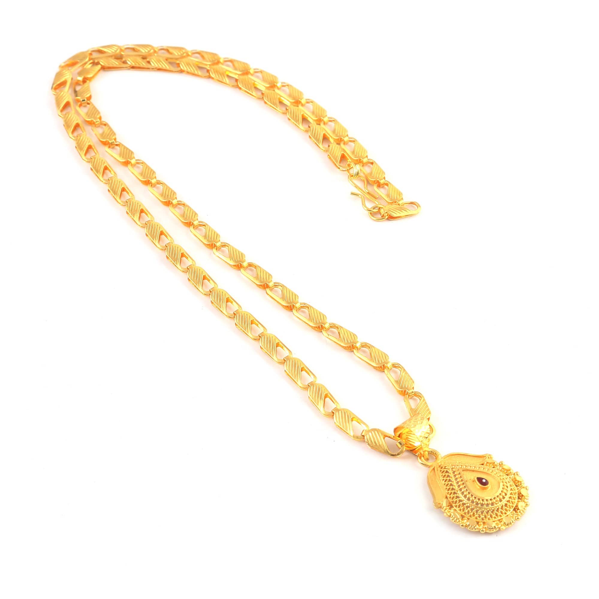 Jewar Mandi - Gold Pendant ( Pack of 1 )