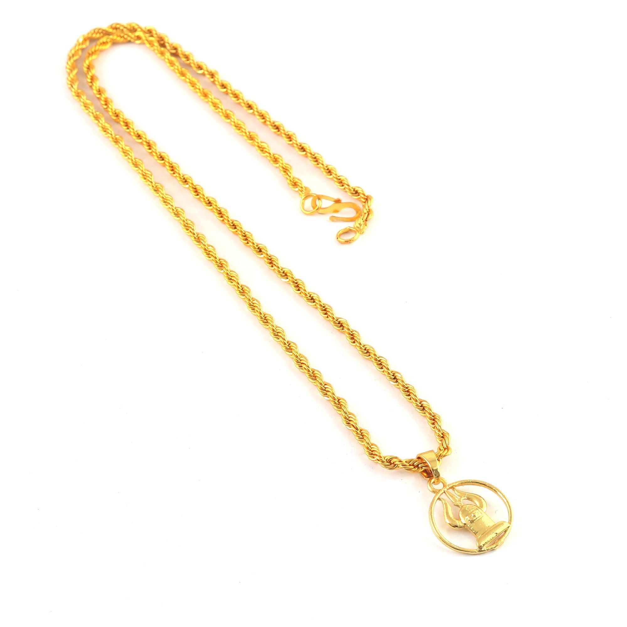 Jewar Mandi - Gold Pendant ( Pack of 1 )