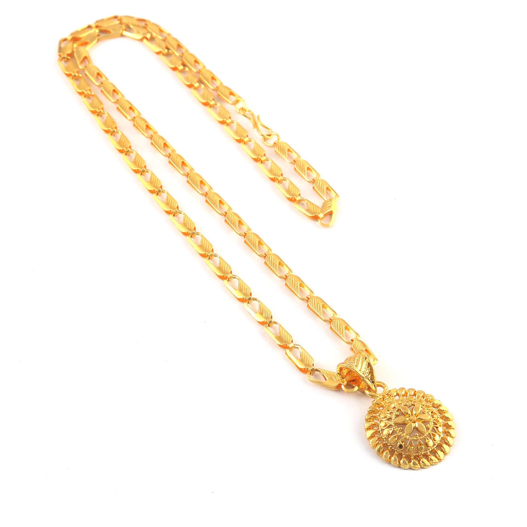 Jewar Mandi - Gold Pendant ( Pack of 1 )