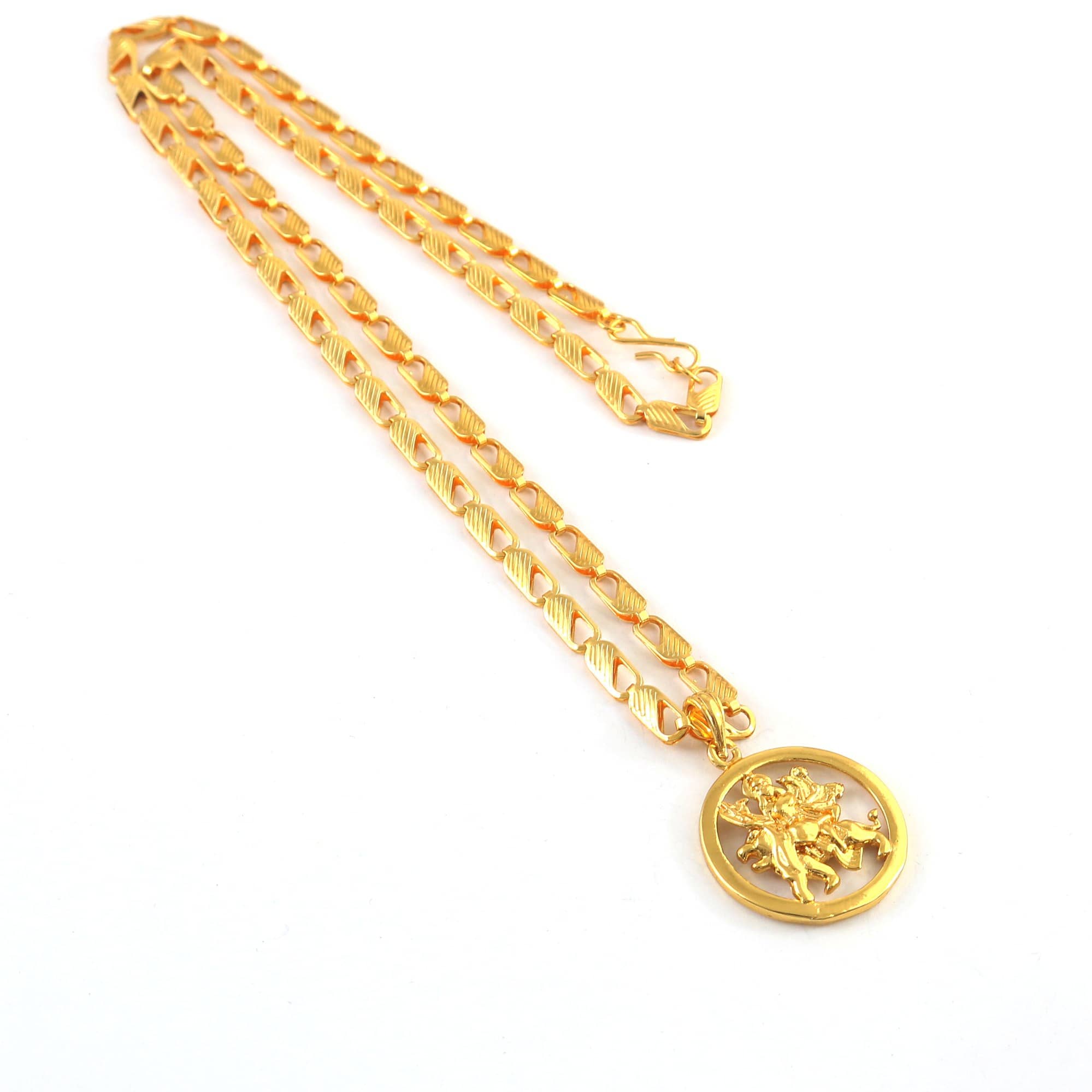 Jewar Mandi - Gold Pendant ( Pack of 1 )