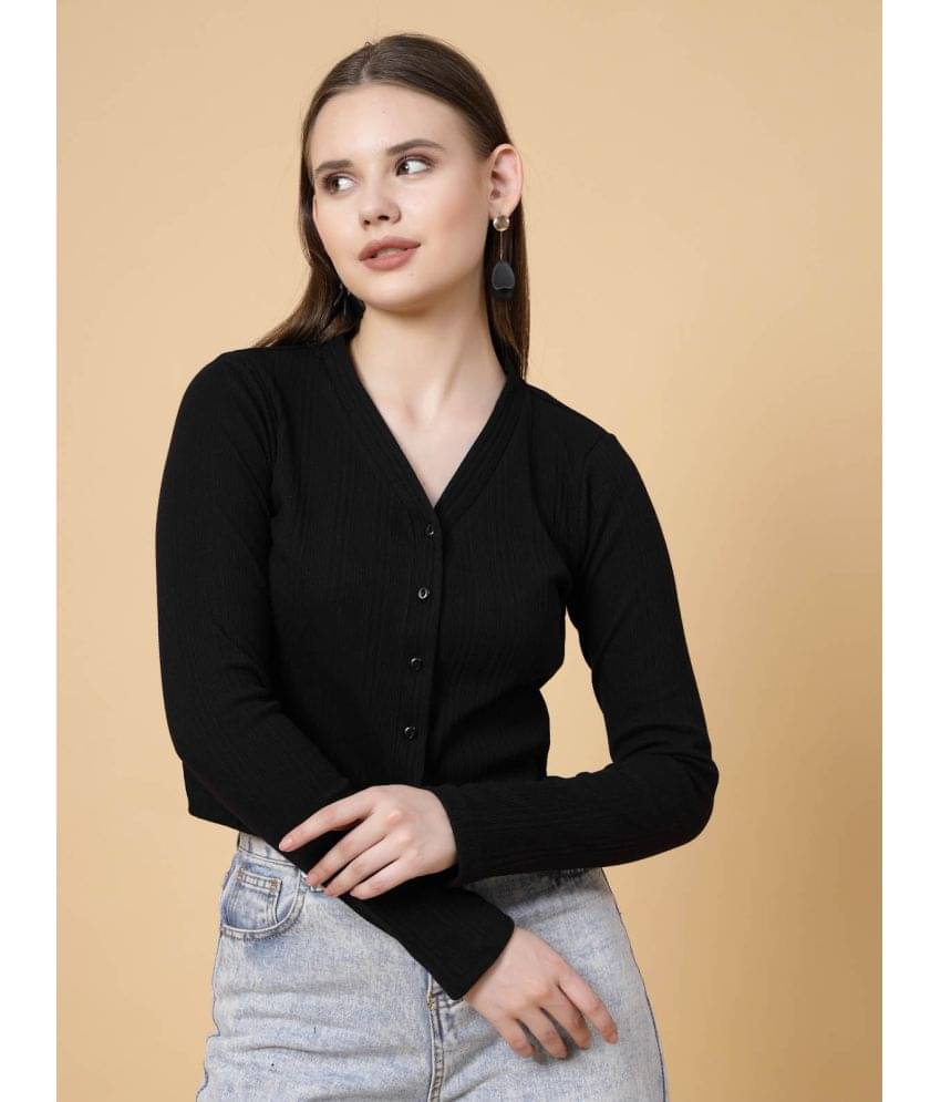     			Rigo Women Striped Cotton Shirt ( Black )