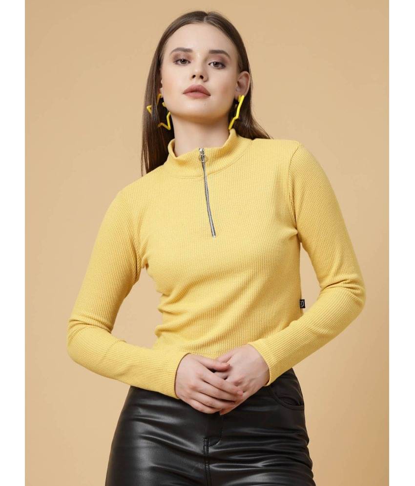 Rigo Women's Cotton Crop Top ( Yellow ) Rigo Women's Cotton Crop Top ( Yellow )