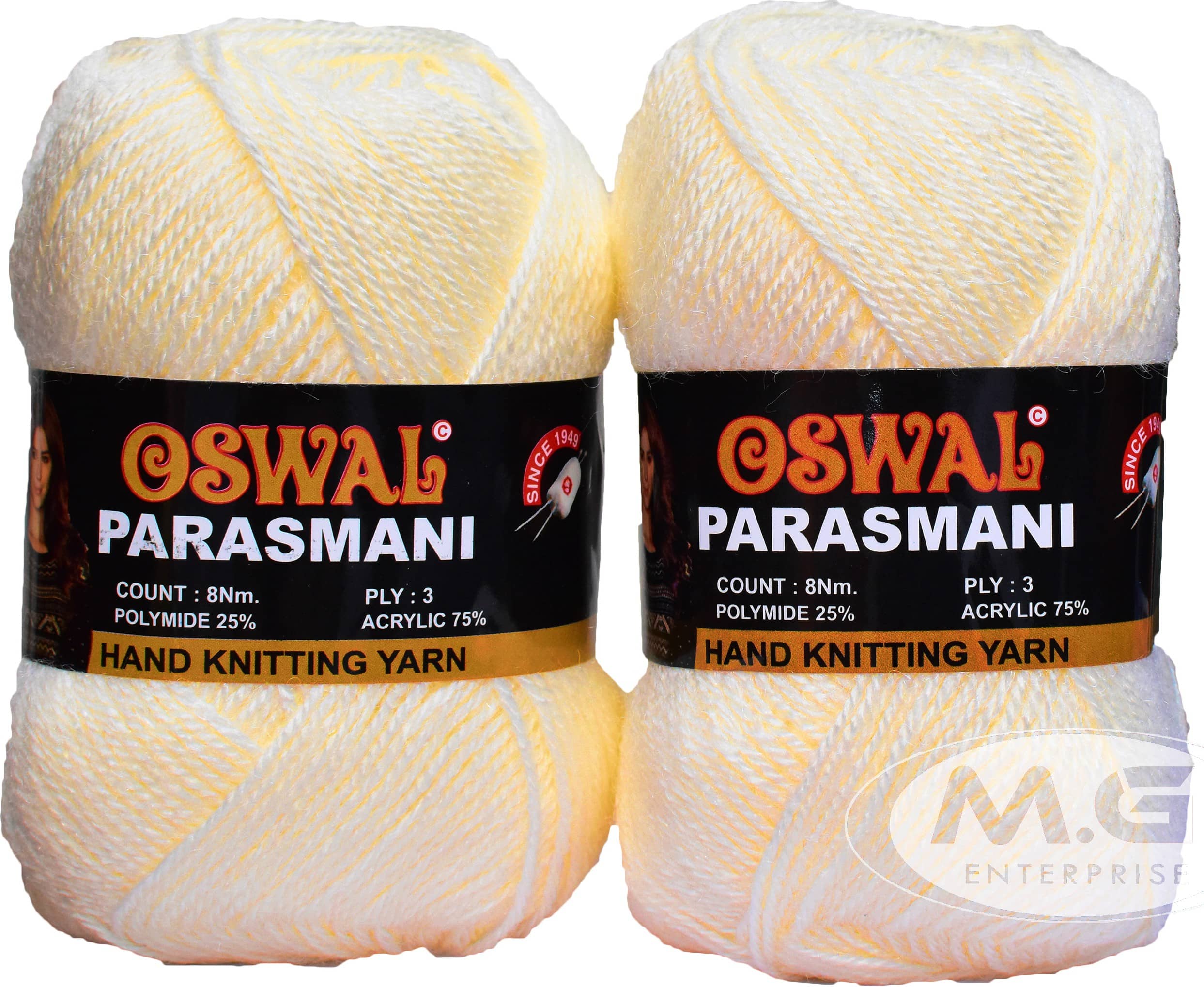 3 Ply Knitting  Yarn Wool,  Cream 200 gm  Best Used with Knitting Needles, Crochet Needles  Wool Yarn for Knitting. By  SM-A SM-B SM-CA