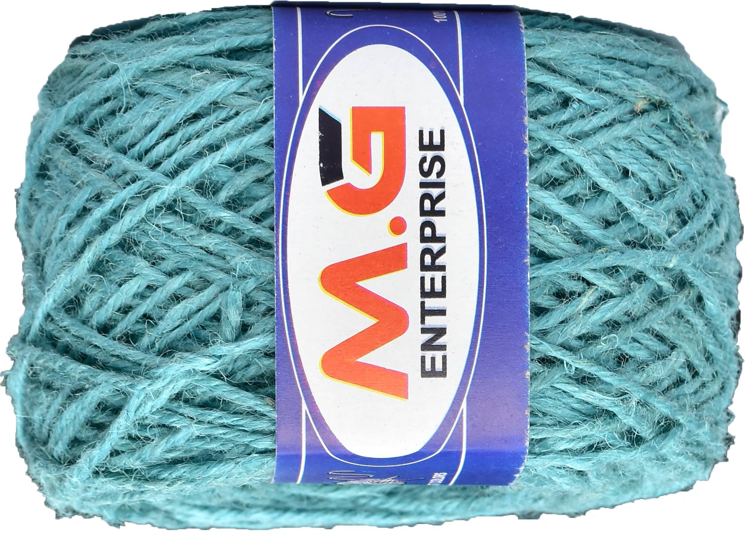     			3 Ply/Twisted Macrame Jute Cord/Dori Thread (100 Meters, 3mm) for Macrame DIY, Craft Work,Plant Hanger Ropes etc-V