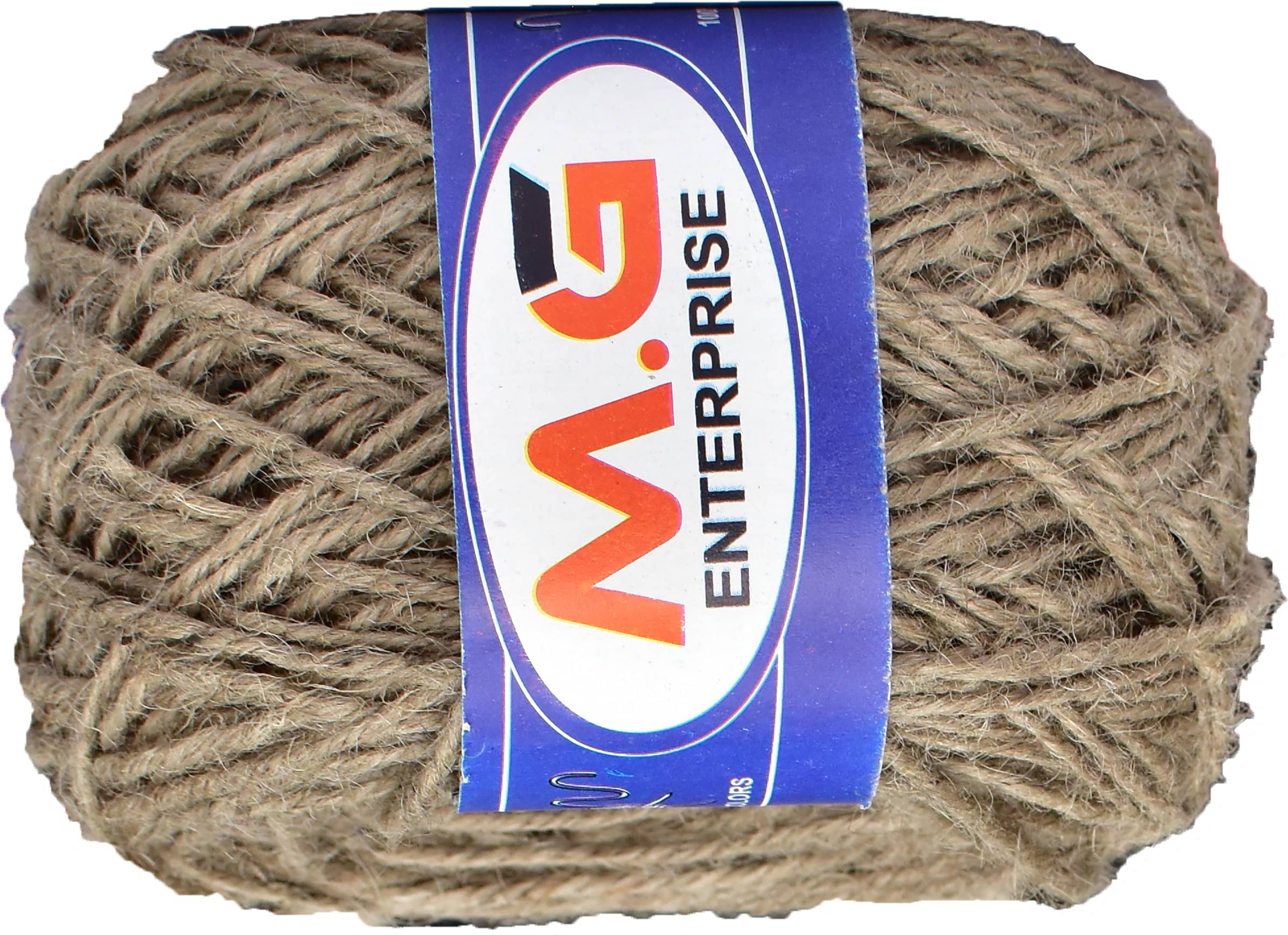     			3 Ply/Twisted Macrame Jute Cord/Dori Thread (100 Meters, 3mm) for Macrame DIY, Craft Work,Plant Hanger Ropes etc-N