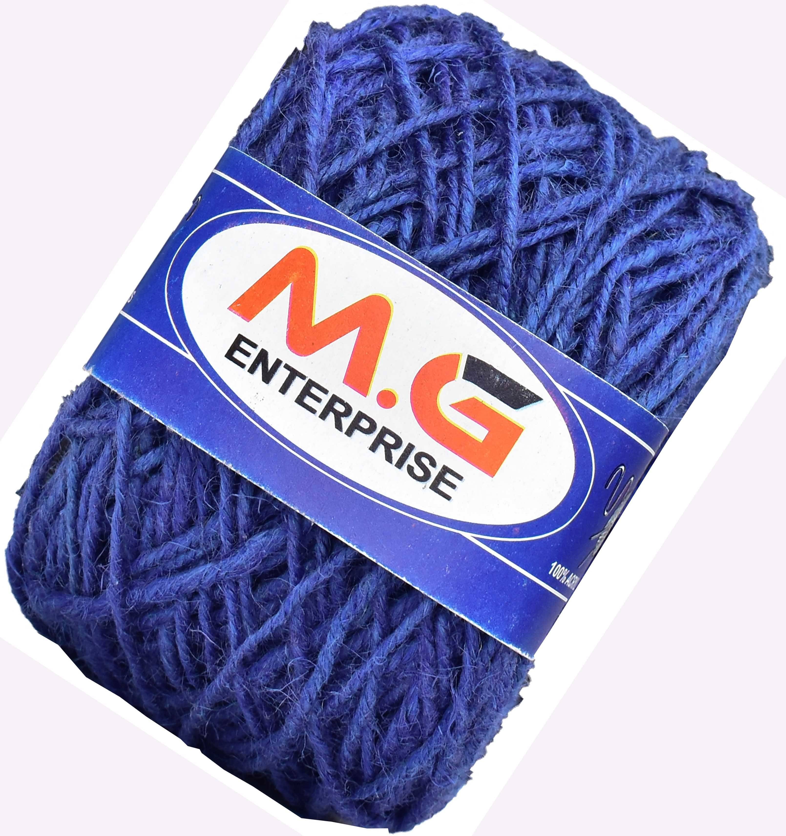     			3 Ply/Twisted Macrame Jute Cord/Dori Thread  Airforce Blue 150 mtr- Art-AJBB