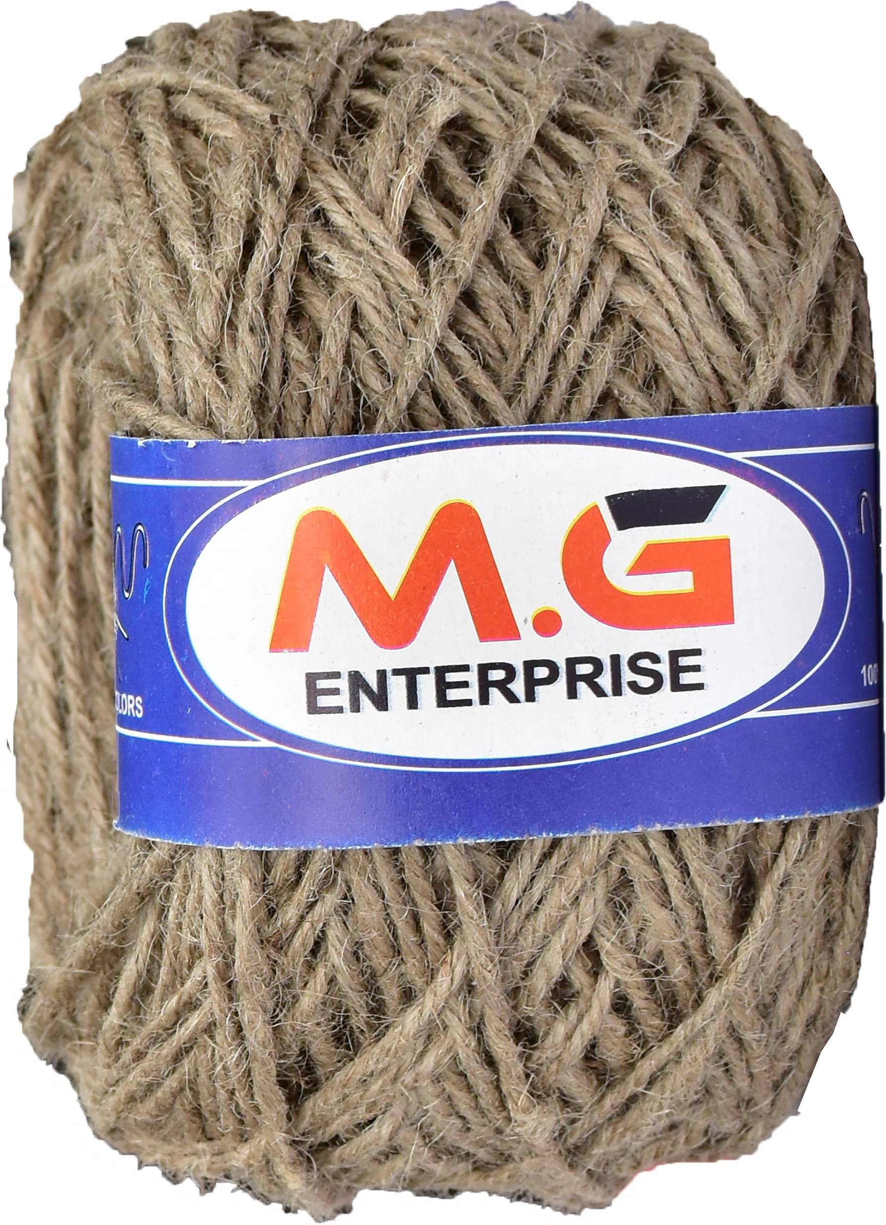     			3 Ply/Twisted Macrame Jute Cord/Dori Thread (200 Meters, 3mm) for Macrame DIY, Craft Work,Plant Hanger Ropes etc-T