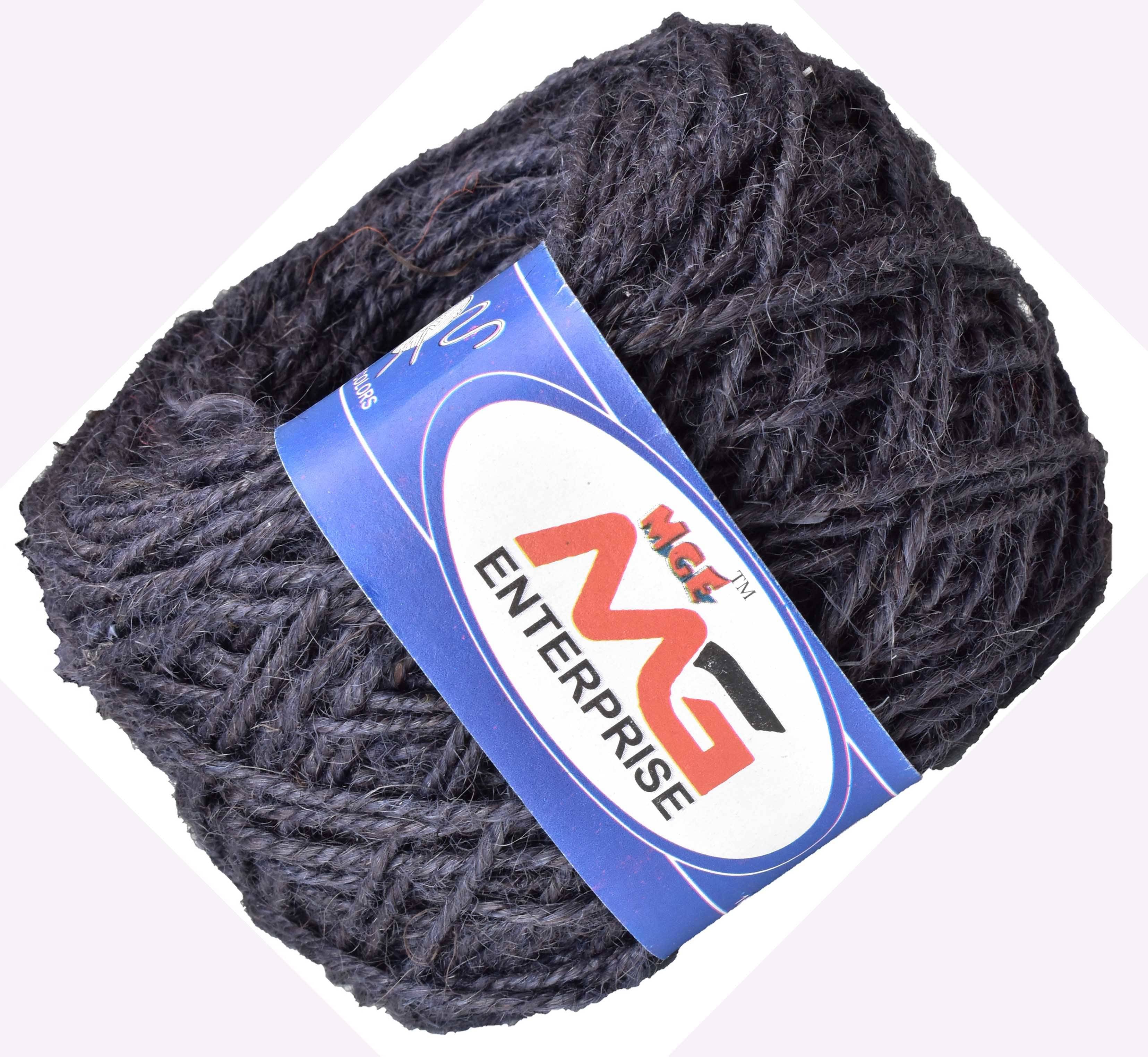     			3 Ply/Twisted Macrame Jute Cord/Dori Thread  Dark Grey 100 mtr- Art-CIG