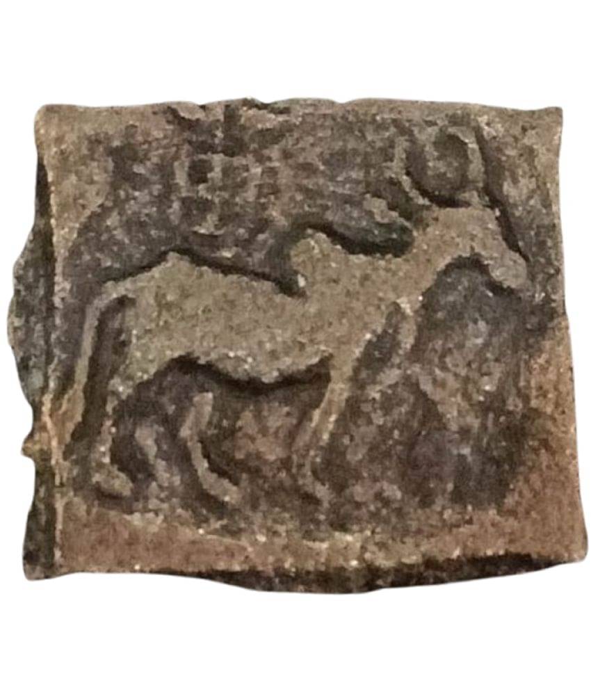Ancient Copper Coin Bull Symbol 100 % Genuine 200 BC Wt. 2.71 Gm     			Ancient Copper Coin Bull Symbol 100 % Genuine 200 BC Wt. 2.71 Gm