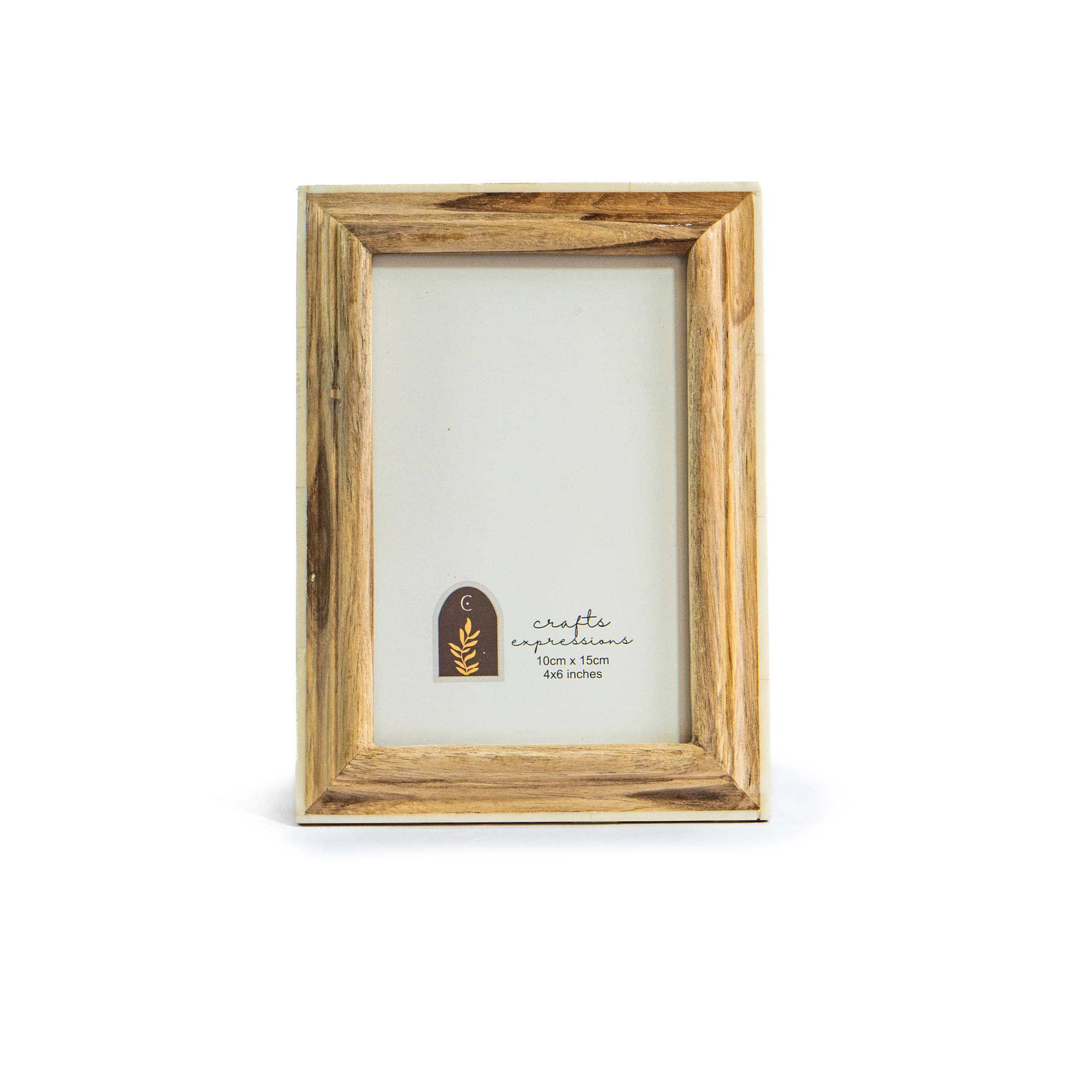 Crafts Expressions Wood TableTop Brown Single Photo Frame - Pack of 1 Crafts Expressions Wood TableTop Brown Single Photo Frame - Pack of 1