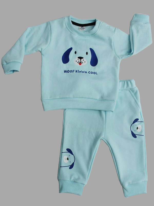     			Dollar Pack of 1 Baby Boys Cotton Blend T-Shirt & Trouser ( Blue )