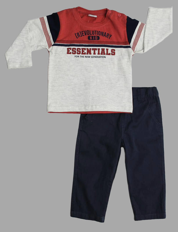     			Dollar Pack of 1 Boys Cotton Blend T-Shirt & Jeans Set ( Multicolor )