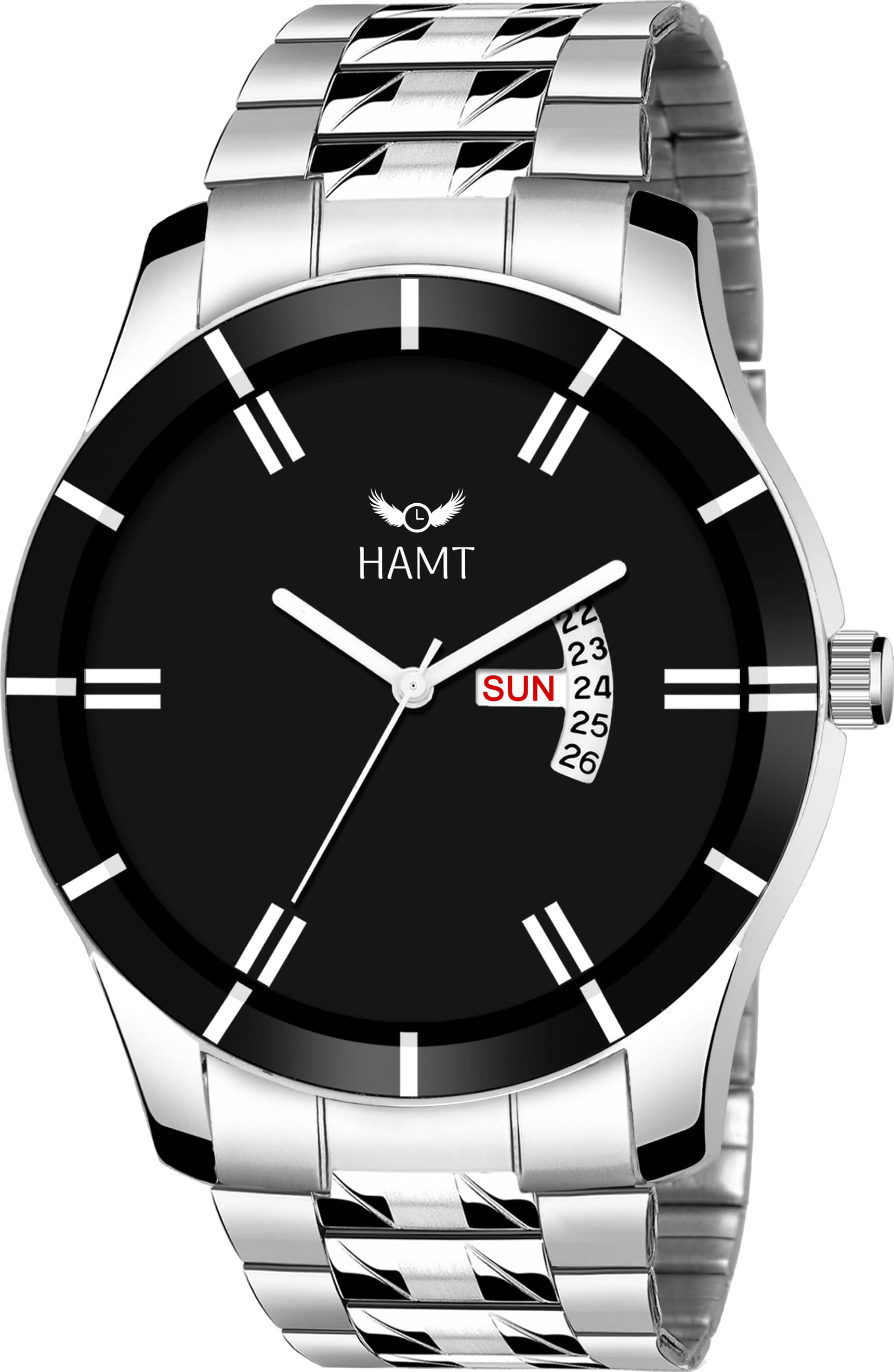 HAMT Silver Stainless Steel Analog Men's Watch