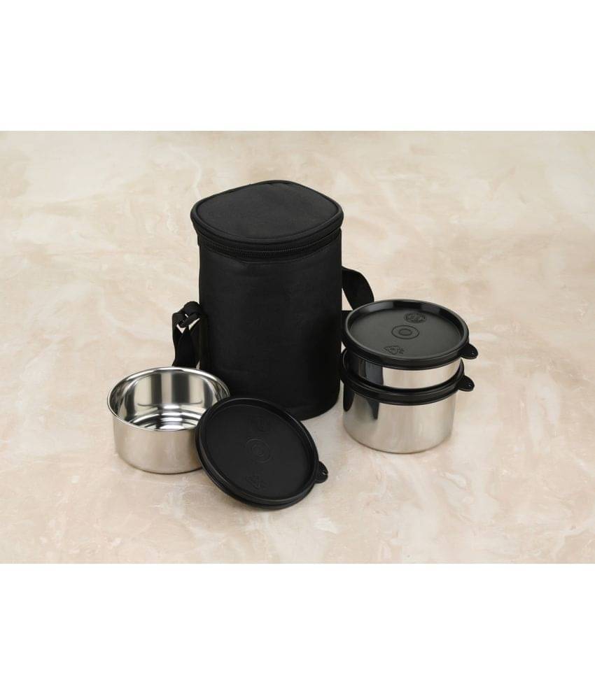     			iview kitchenware Kids/College/Office Stainless Steel Lunch Box 3 - Container ( Pack of 1 )