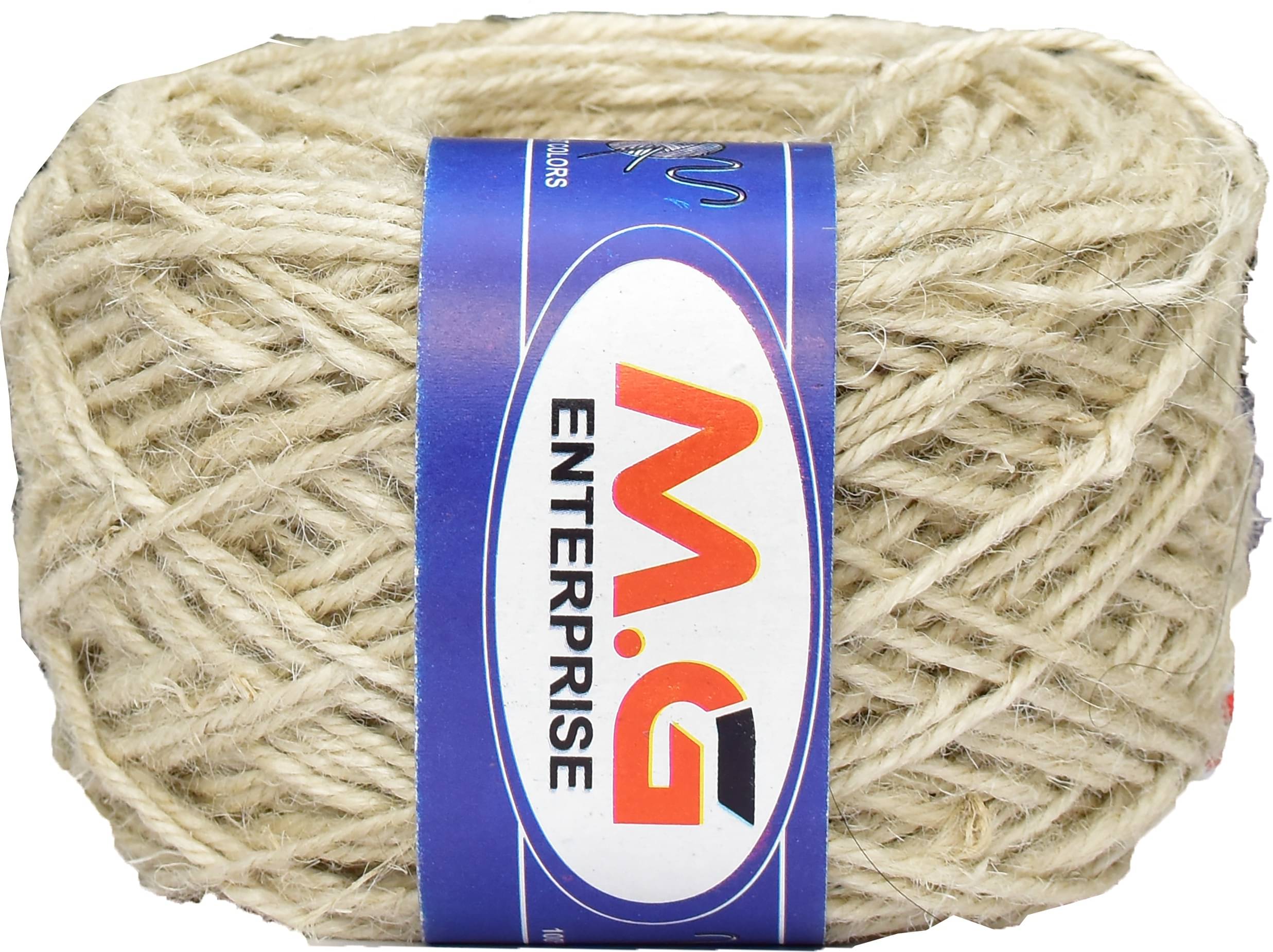     			Jute Combo Off White Colour Exclusive Twine Ball Threads String Rope 3 Ply 450 m  for Creative Decoration by O SM-P SM-Q SM-RA