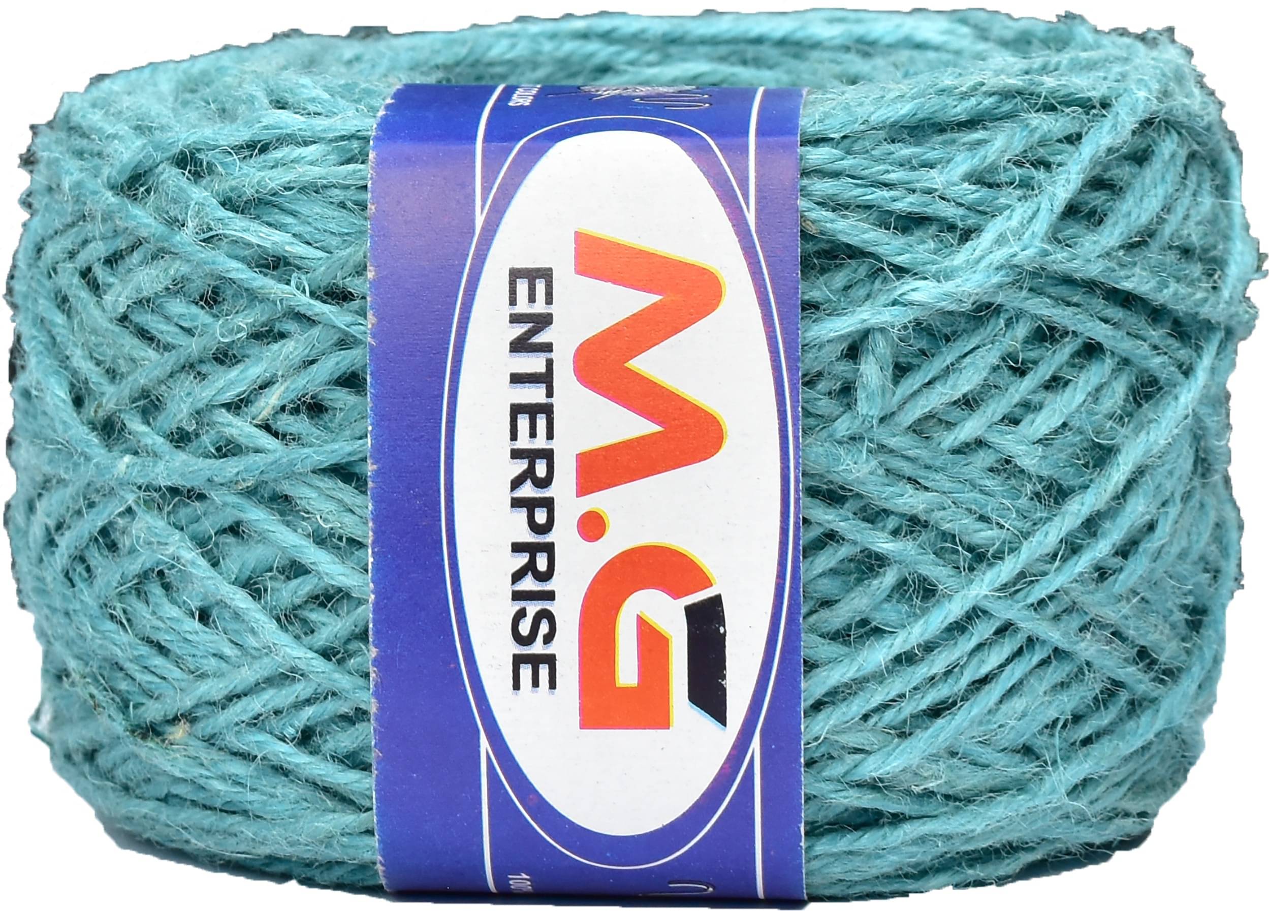     			Jute Combo Sky Blue Colour Exclusive Twine Ball Threads String Rope 3 Ply 450 m  for Creative Decoration by  SM-D SM-E SM-FA