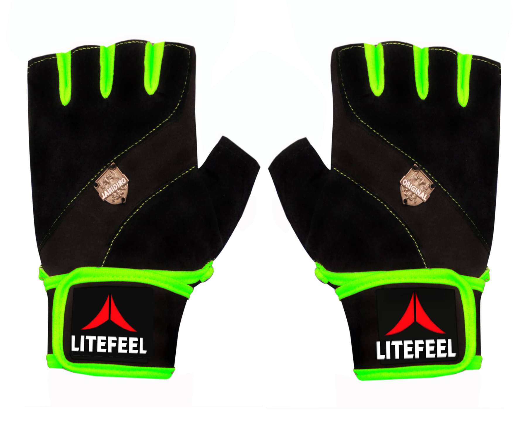 LITE FEEL Trendy Exercise Unisex Polyester Gym Gloves For Advanced Fitness Training and Workout With Half-Finger Length LITE FEEL Trendy Exercise Unisex Polyester Gym Gloves For Advanced Fitness Training and Workout With Half-Finger Length