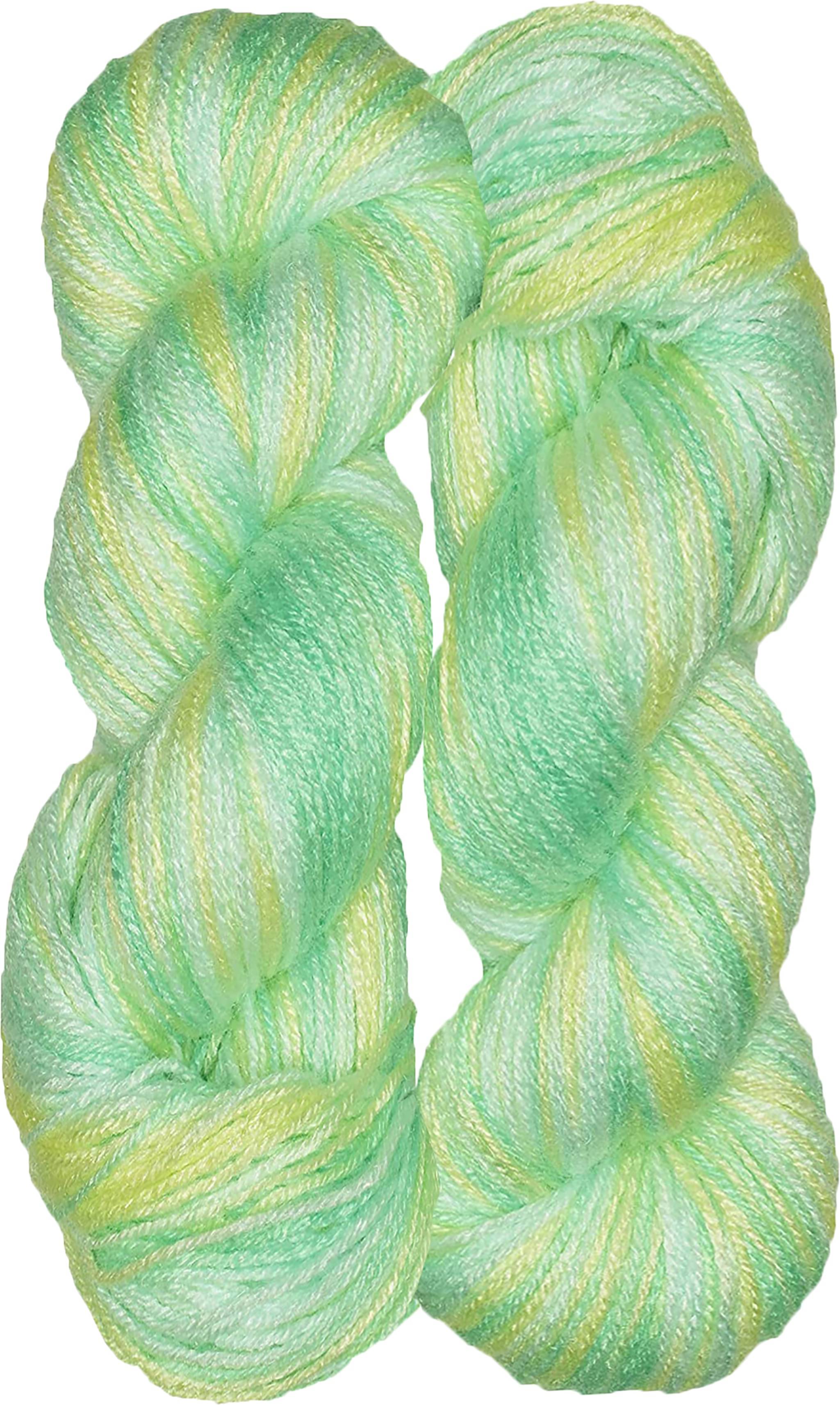     			M.G ENTERPRISE Premium 100% Acrylic Apple Green (6 pc)  Art-DIJ