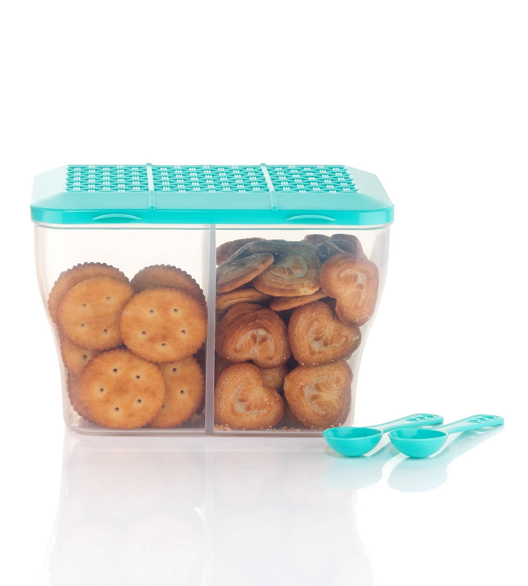 MAGICSPOON Food Container Plastic Teal Food Container ( Set of 1 )