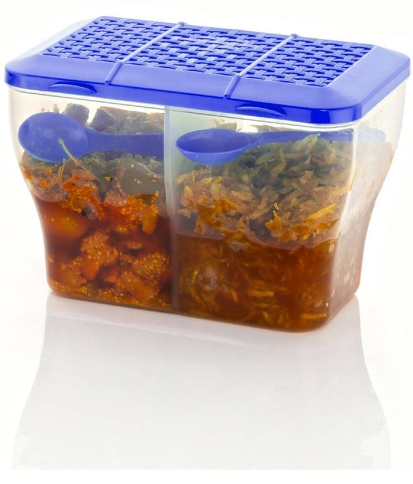     			MAGICSPOON Plastic Blue Multi-Purpose Container ( Set of 1 )