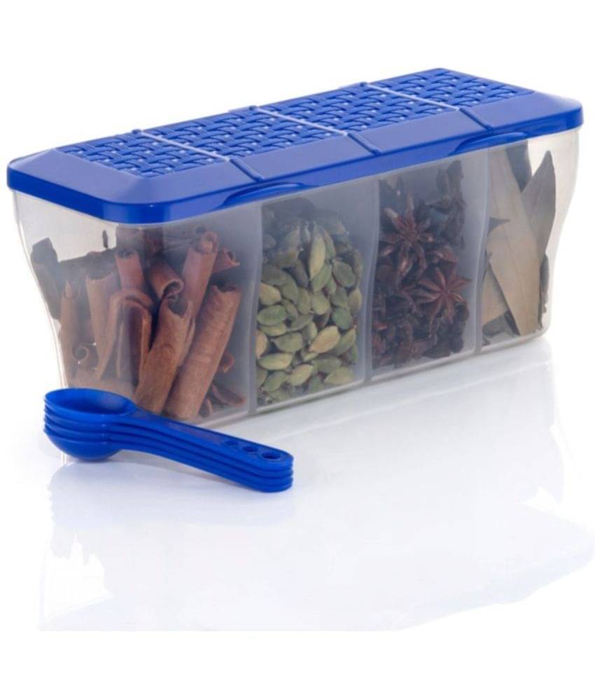     			MAGICSPOON Plastic Blue Multi-Purpose Container ( Set of 1 )