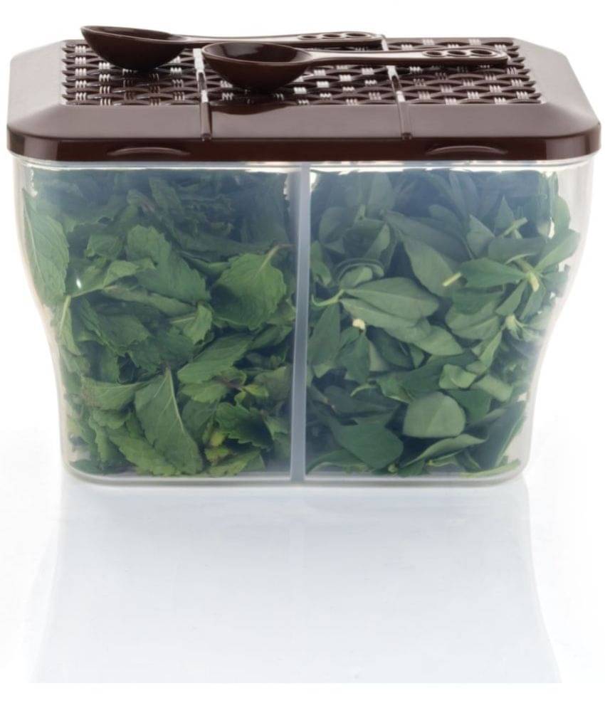     			MAGICSPOON Fridge Container Plastic Brown Multi-Purpose Container ( Set of 1 )