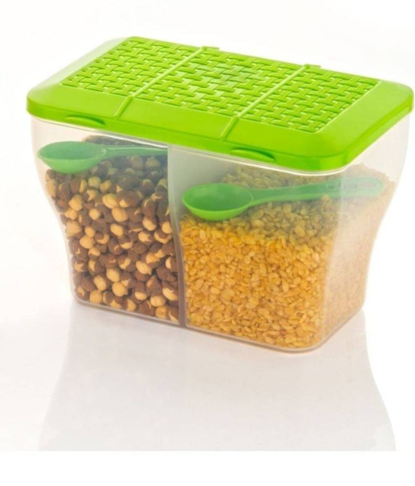     			MAGICSPOON Plastic Green Multi-Purpose Container ( Set of 1 )