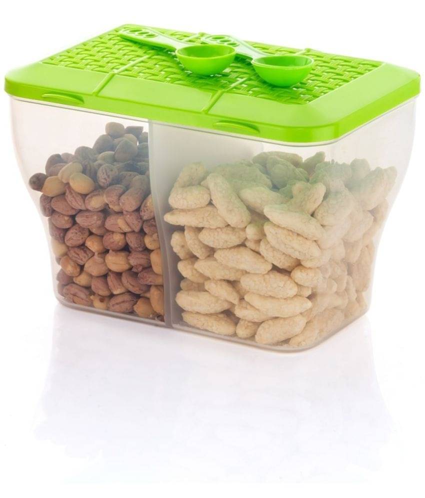     			MAGICSPOON Plastic Green Multi-Purpose Container ( Set of 1 )
