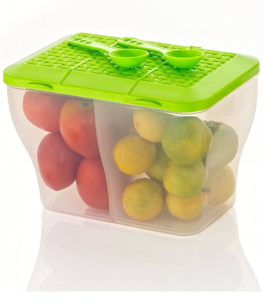     			MAGICSPOON Plastic Green Multi-Purpose Container ( Set of 1 )