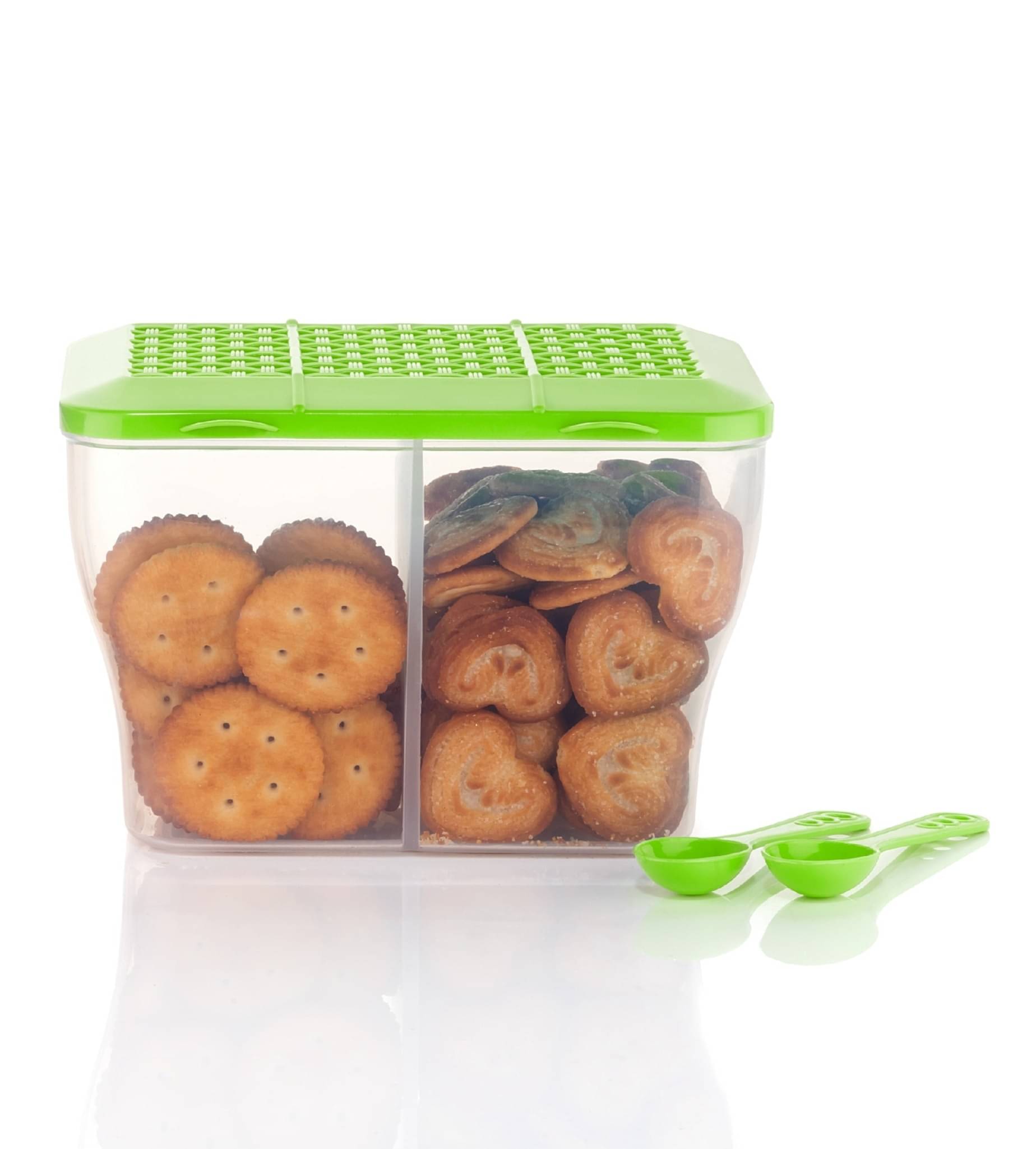     			MAGICSPOON Plastic Green Multi-Purpose Container ( Set of 1 )