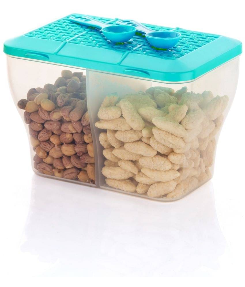     			MAGICSPOON Plastic Turquoise Multi-Purpose Container ( Set of 1 )