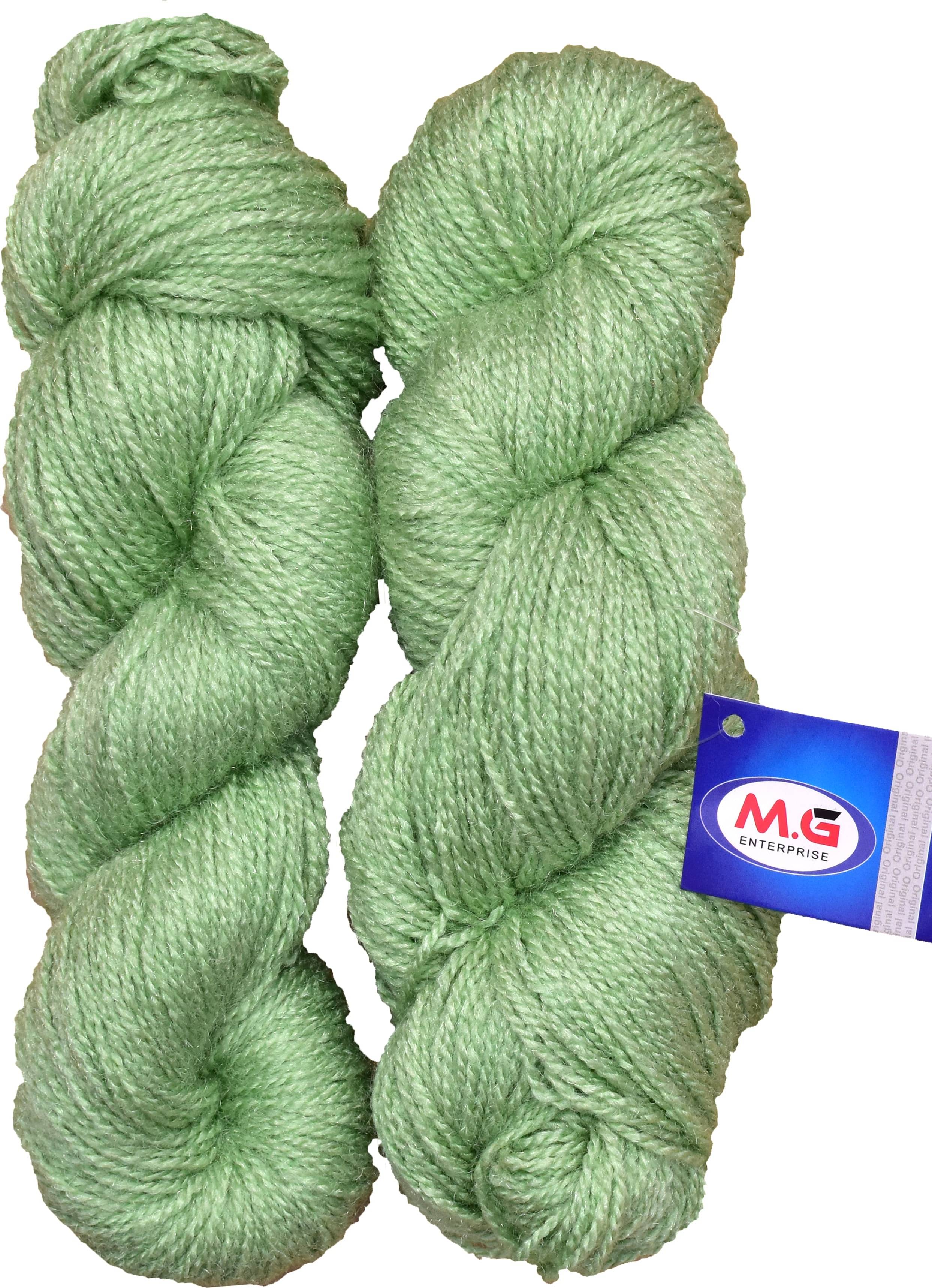     			Rabit Excel Apple Green (400 gm)  Wool Hank Hand knitting wool / Art Craft soft fingering crochet hook yarn, needle knitting yarn thread dyed