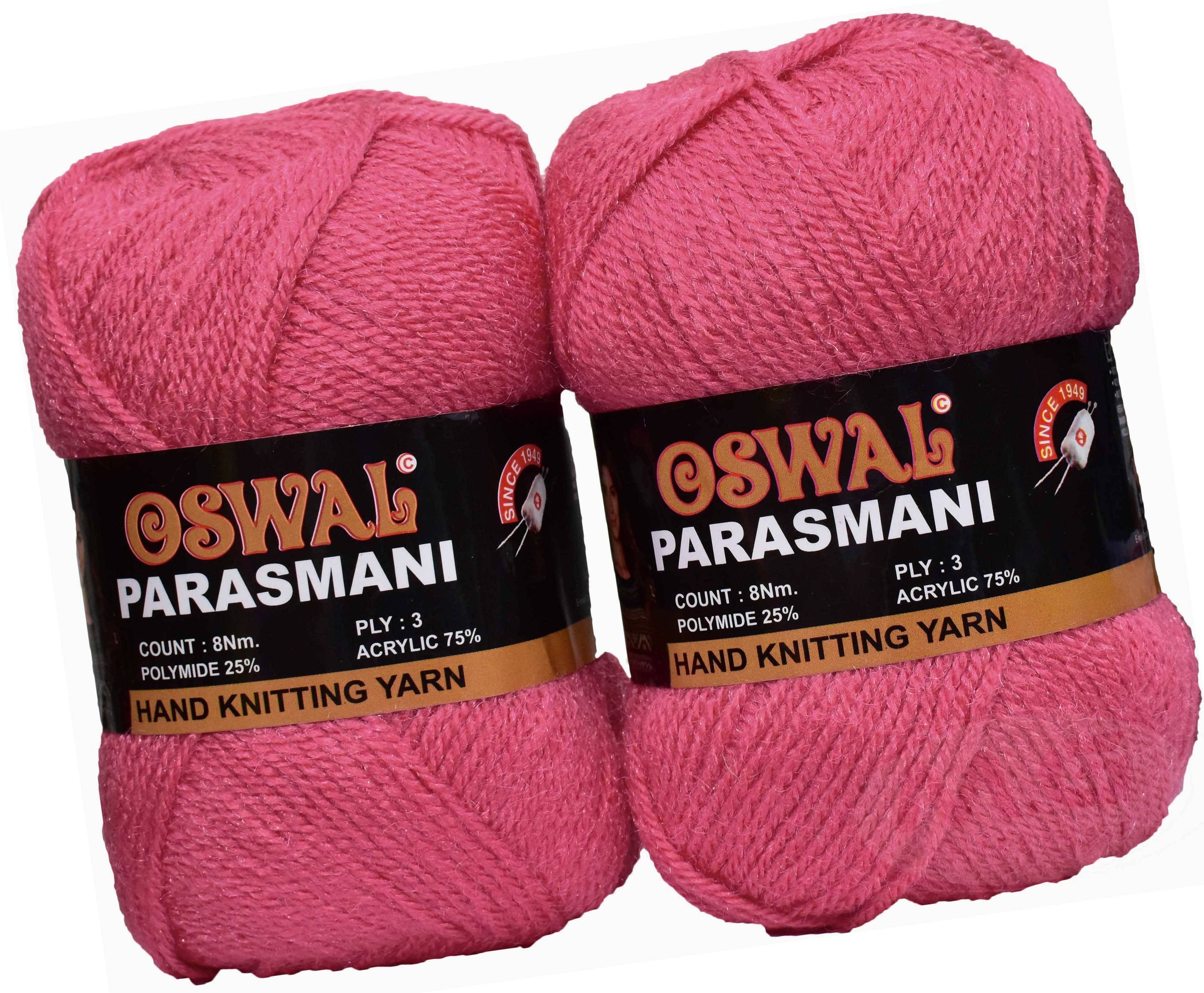     			Represents Oswal 3 Ply Knitting  Yarn Wool,  Gajri 500 gm Art-FJC