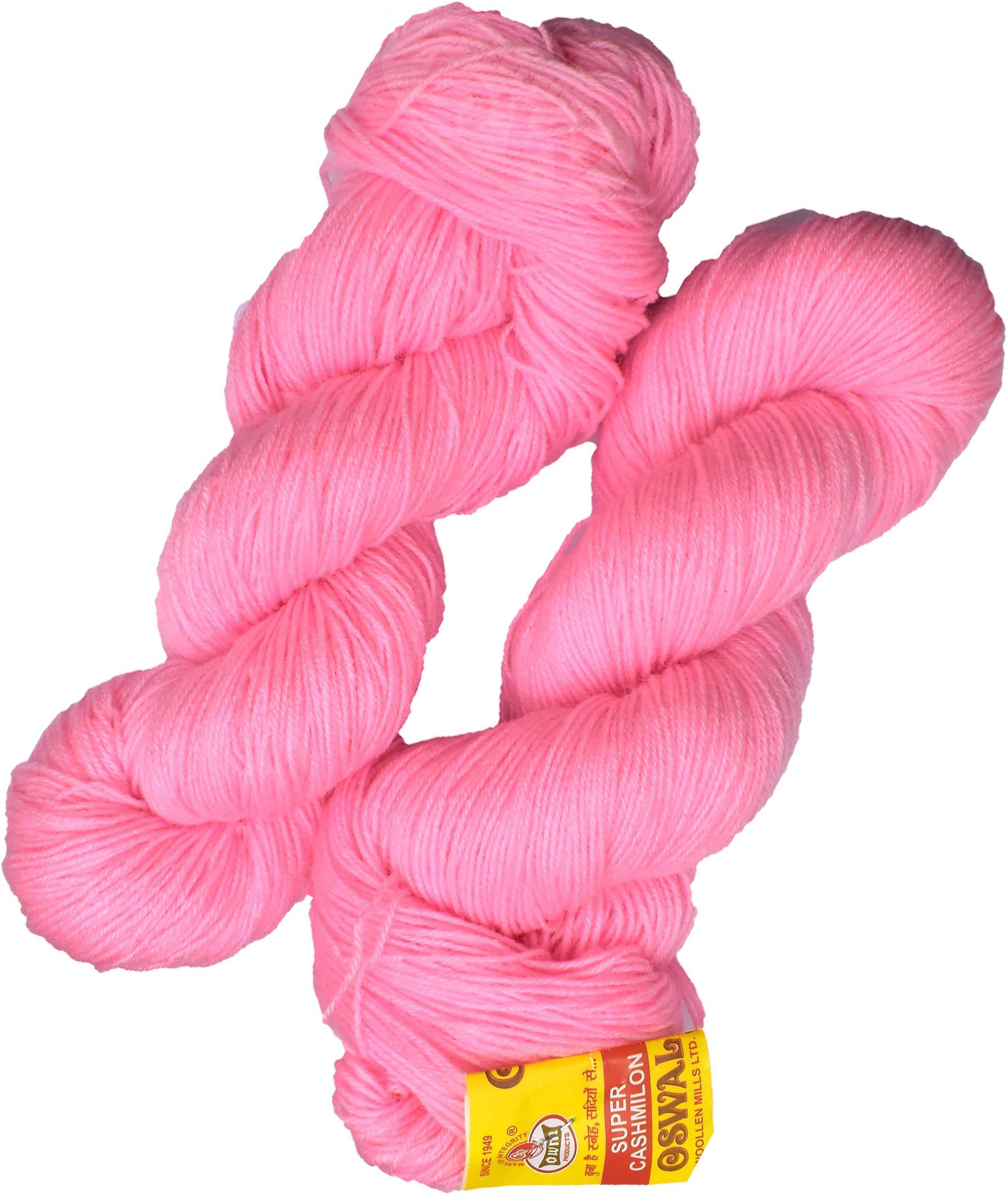     			Represents Oswal  3 Ply Knitting  Yarn Wool,  Pink 300 gm ART - H