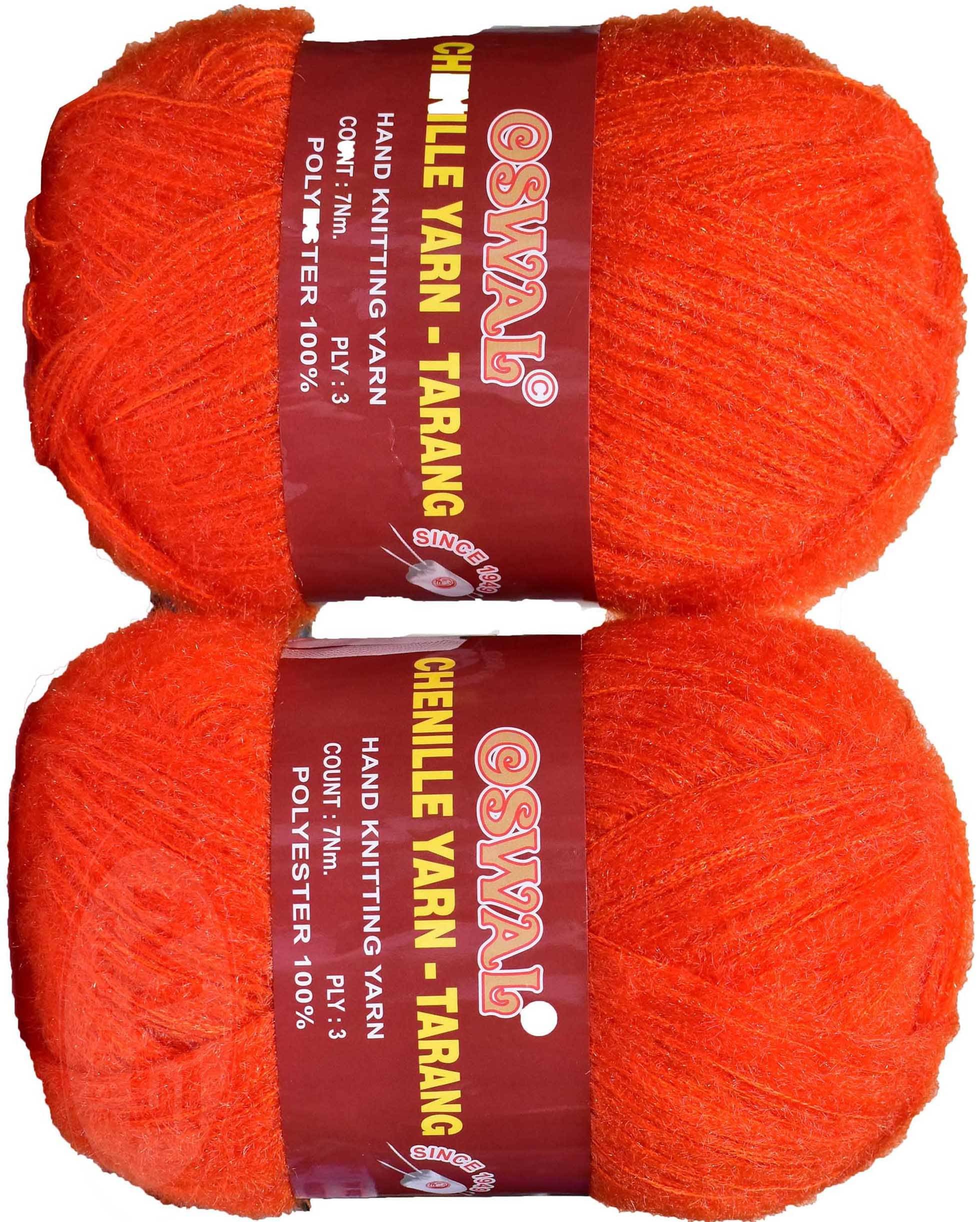     			Represents Oswal  3 Ply Knitting  Yarn Wool,  Deep Orange 600 gm  Art-HEH
