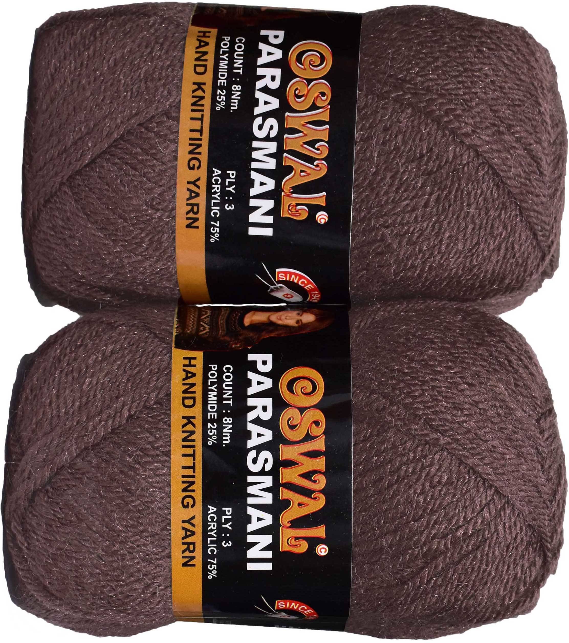     			Represents Oswal 3 Ply Knitting  Yarn Wool,  Deep Salmon 300 gm Art-EHG