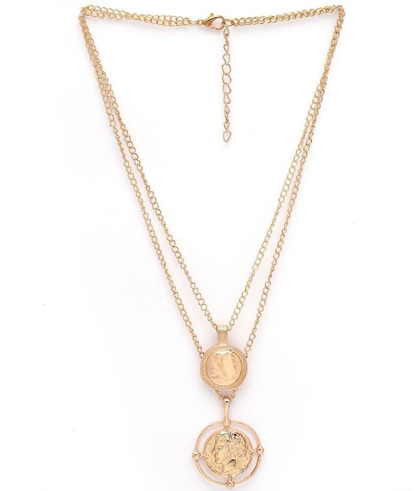 Scintillare by Sukkhi Gold Plated Necklace ( Set of 1 ) Scintillare by Sukkhi Gold Plated Necklace ( Set of 1 )