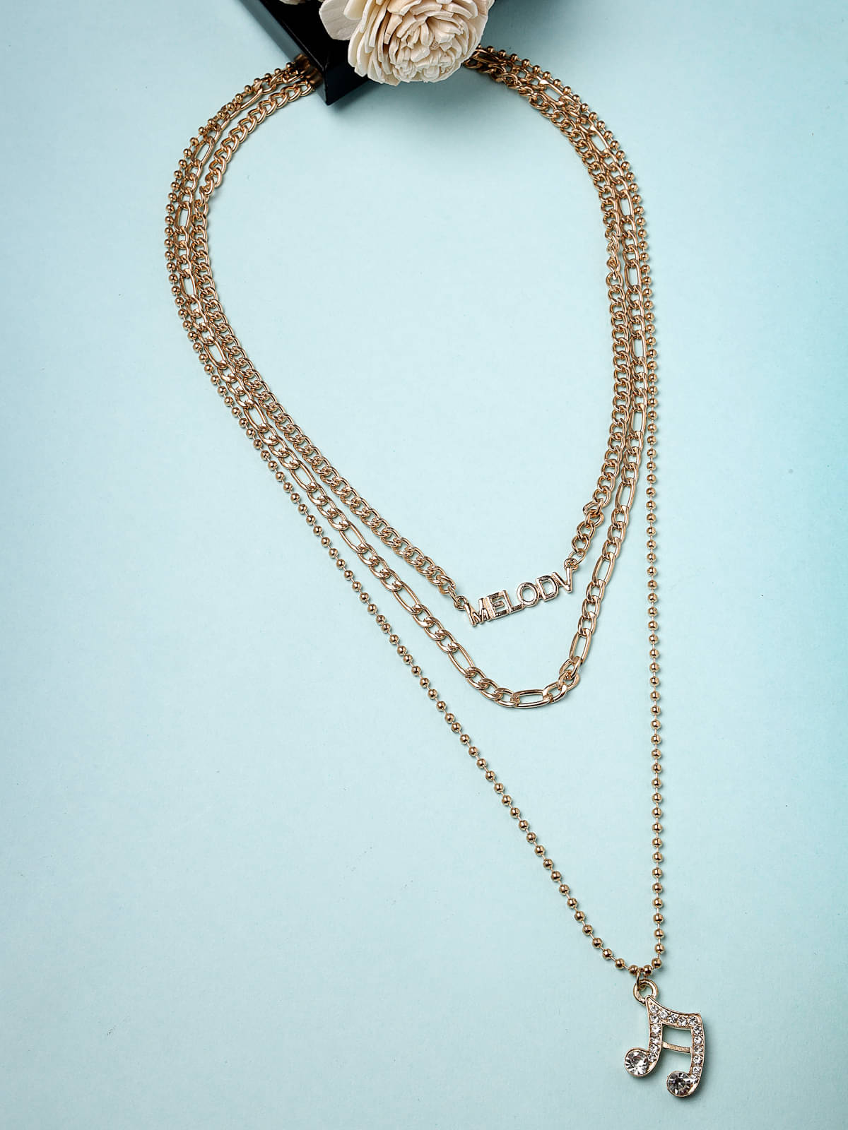     			Scintillare by Sukkhi Gold Alloy Necklace ( Pack of 1 )