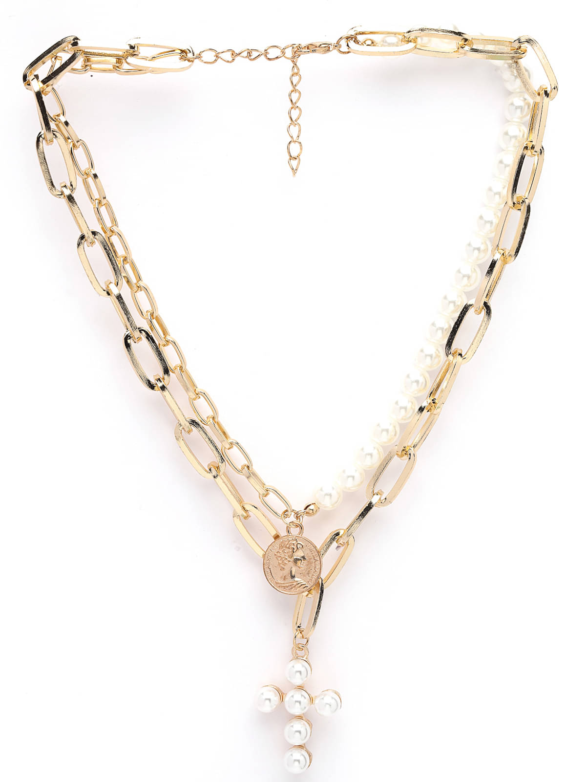 Scintillare by Sukkhi Gold Plated Necklace ( Set of 1 ) Scintillare by Sukkhi Gold Plated Necklace ( Set of 1 )