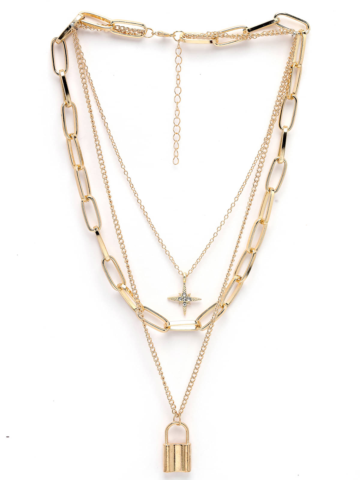 Scintillare by Sukkhi Gold Plated Necklace ( Set of 1 ) Scintillare by Sukkhi Gold Plated Necklace ( Set of 1 )