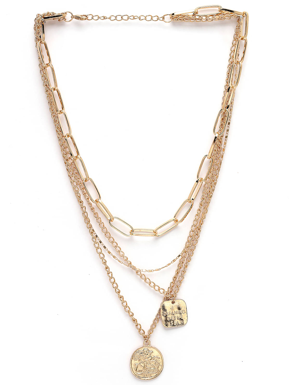     			Scintillare by Sukkhi Gold Alloy Necklace ( Pack of 1 )