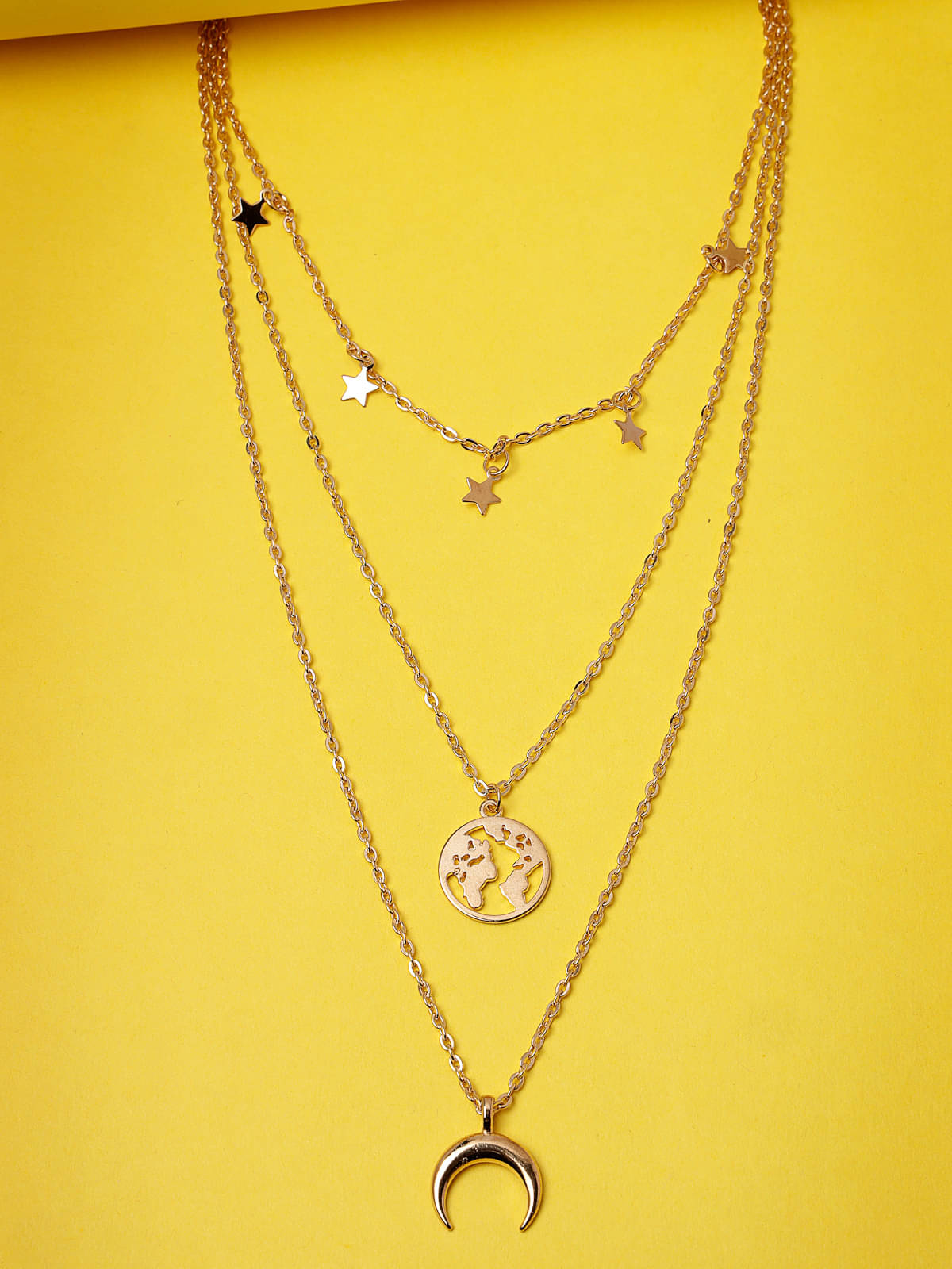     			Scintillare by Sukkhi Gold Alloy Necklace ( Pack of 1 )