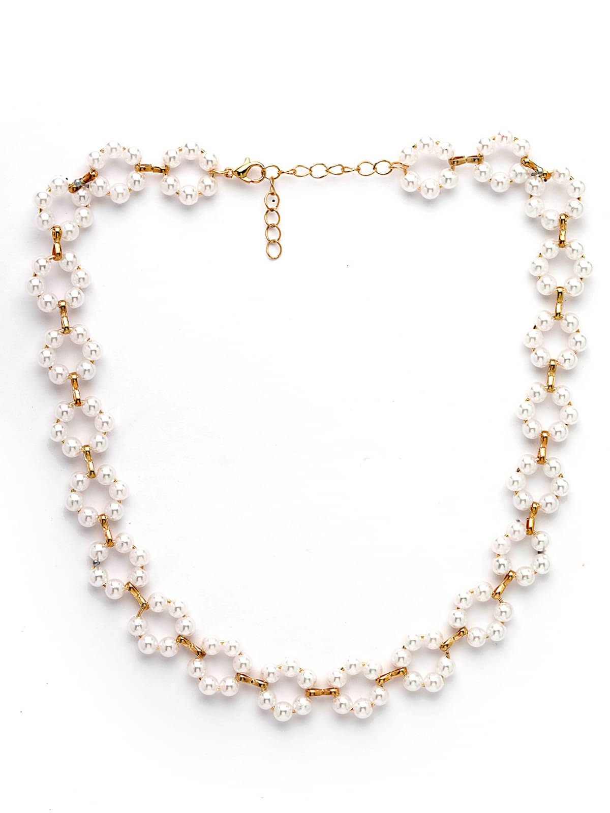     			Scintillare by Sukkhi White Alloy Necklace ( Pack of 1 )