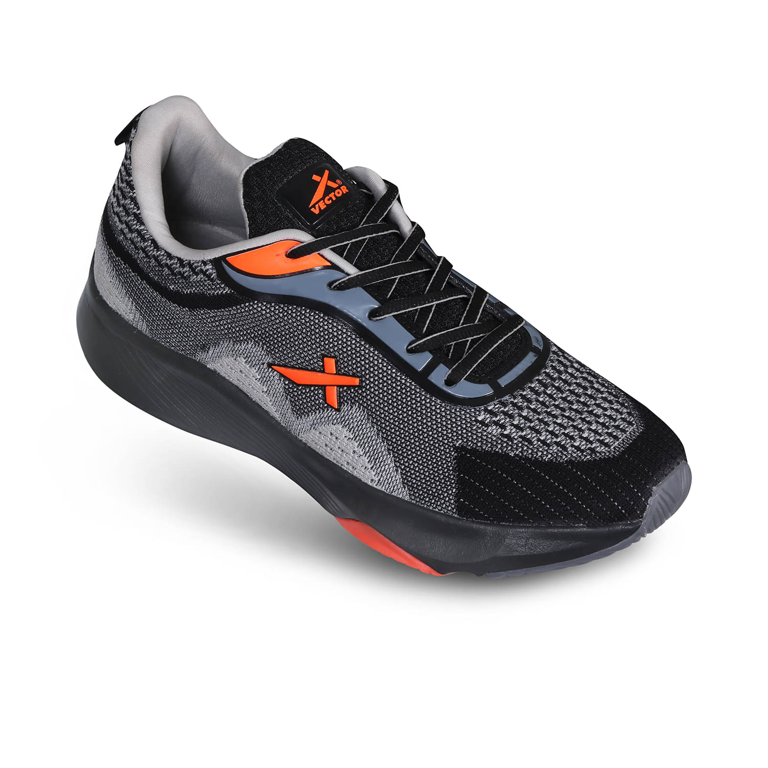 Vector X SHARK Gray Men's Sports Running Shoes Vector X SHARK Gray Men's Sports Running Shoes
