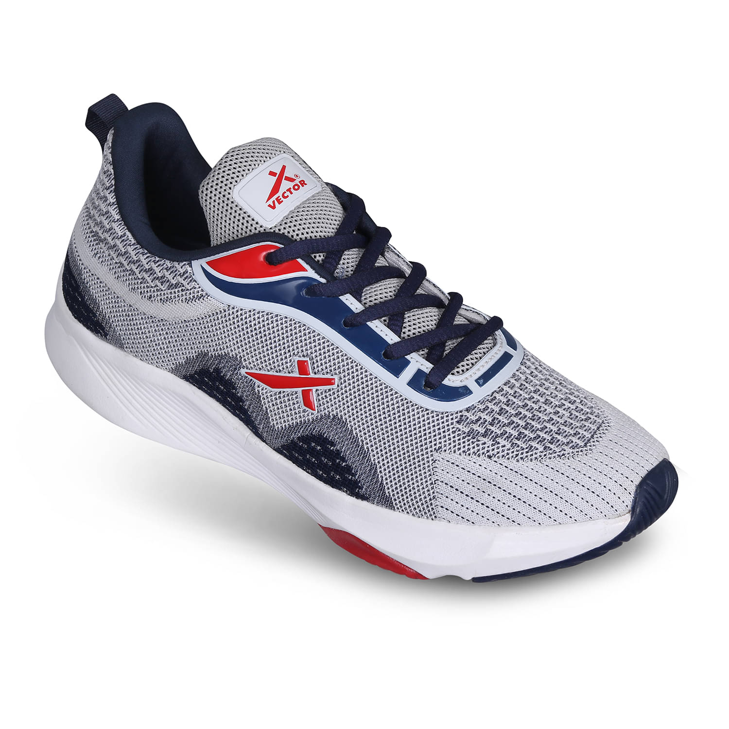     			Vector X SHARK White Men's Sports Running Shoes